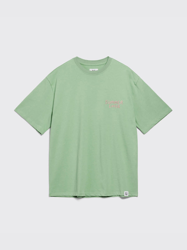 SUMMER LOVER GRAPHIC TEE GREEN 