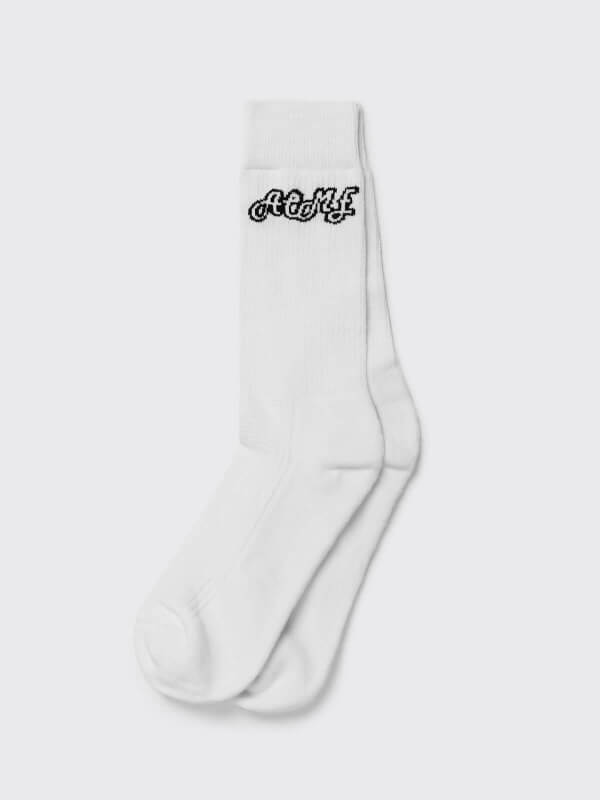 Logo Sporty Socks White